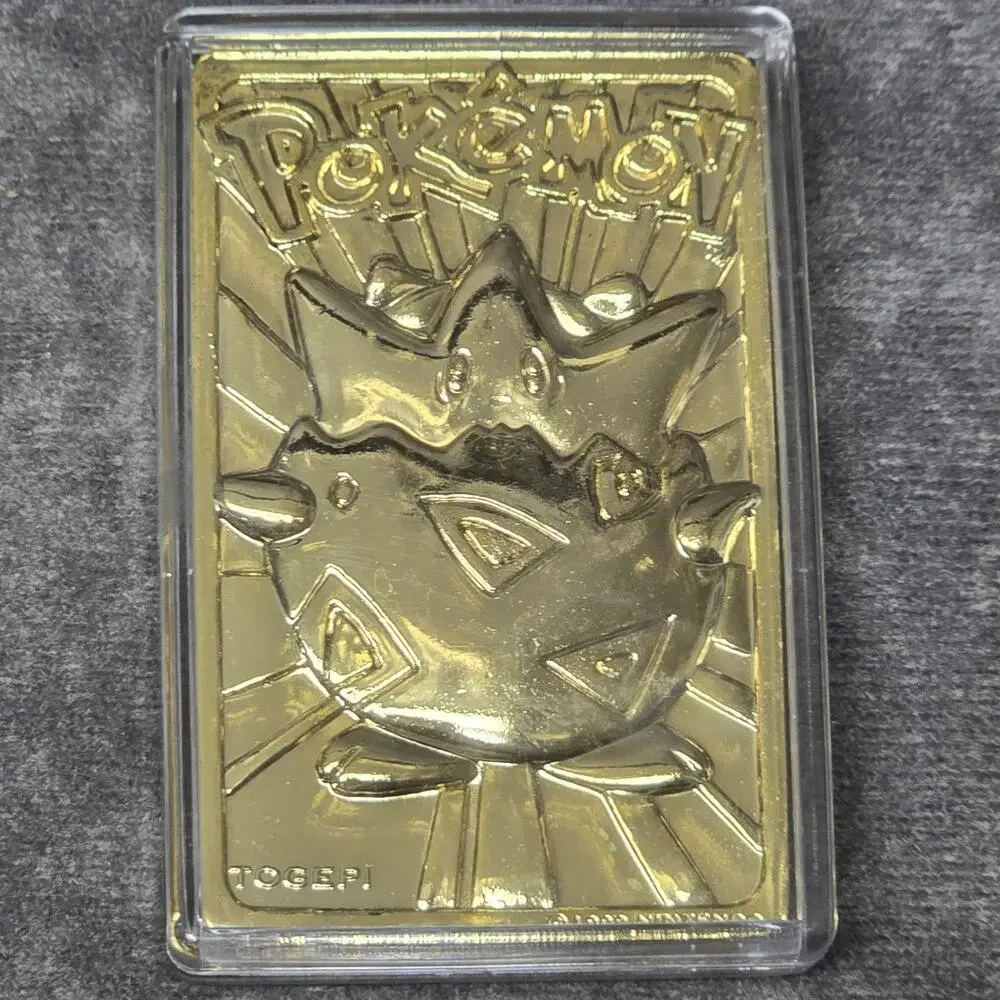 Pokémon Pokeball Togepi Limited Edition Gold Plated 23K Pokemon Card Collect